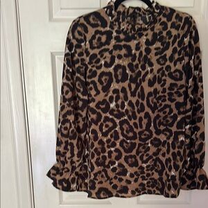 Leopard Print Women's Top